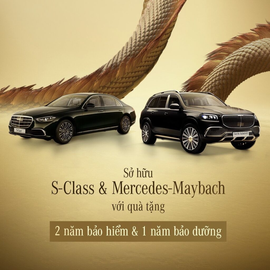 Giá xe và chương trình Mercedes S450 và GLS450 tháng 01 năm 2024