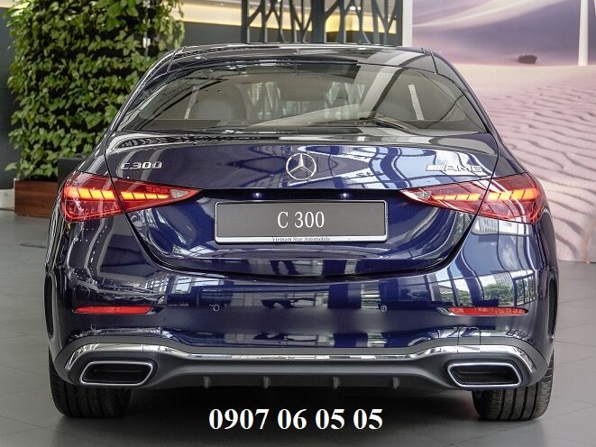 Mercedes C300 AMG Màu Xanh