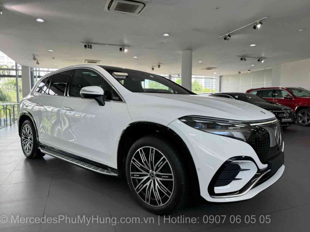 Xe điện Mercedes 7 chỗ SUV giá xe Mercedes EQS 500 màu Trắng