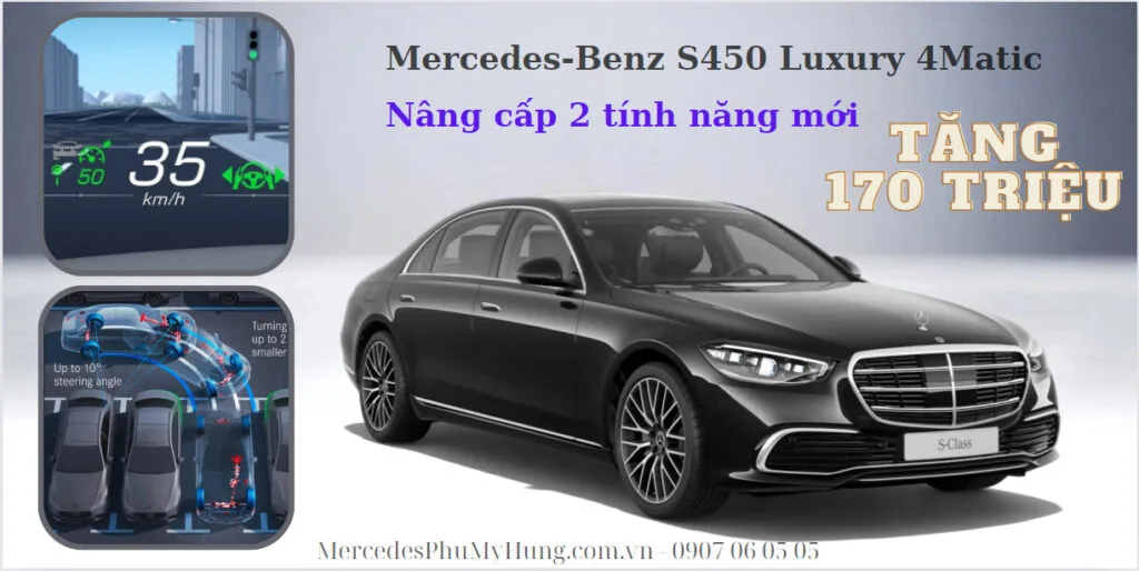 Mercedes S450 Màu Đen Nội Thất Kem | Duy Nhất Giao Ngay Mercedes S450 Luxury
