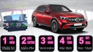 Mec GLC 300 4Matic Màu Đỏ Giao Ngay Mercedes Phú Mỹ Hưng