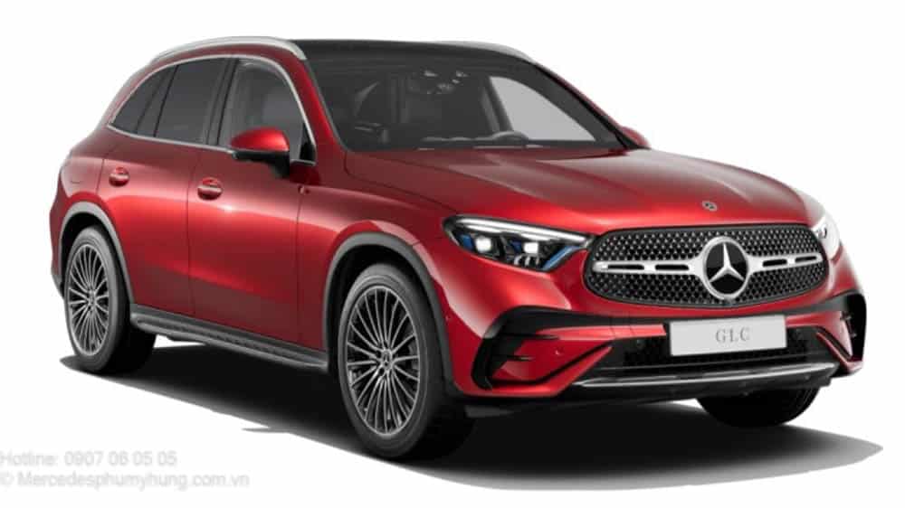 Mec GLC 300 4Matic Màu Đỏ Giao Ngay Mercedes Phú Mỹ Hưng