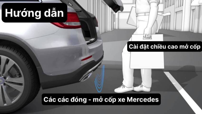 3 Cách Mở Cốp Xe Mercedes Tiện Lợi, Nhanh Chóng Hướng dẫn cách mở cốp xe Mercedes từ Mercedes Phú Mỹ Hưng