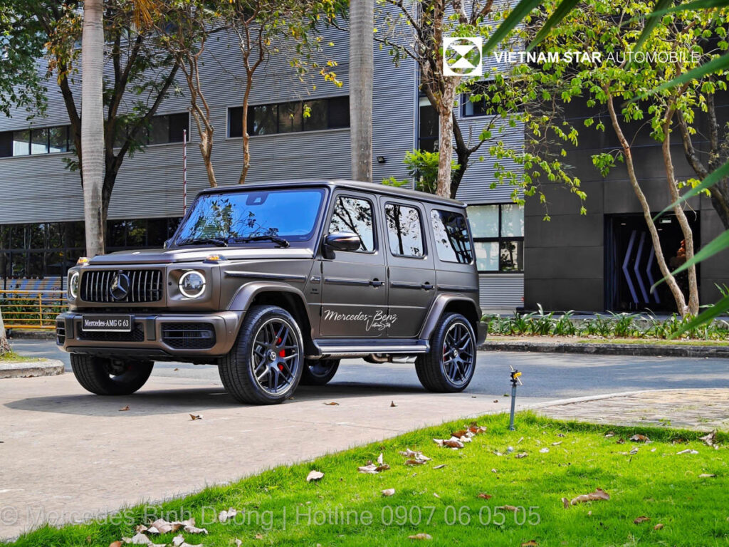 Mercedes G63 AMG lăn bánh Bình Dương