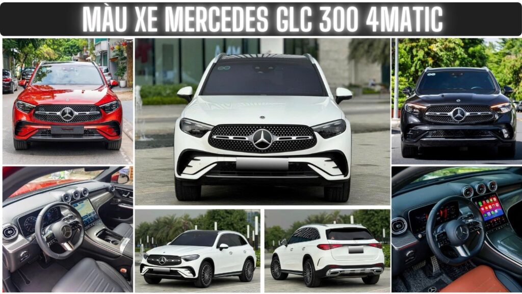 Màu Xe Mercedes GLC 300 4Matic Tại Mercedes Phú Mỹ Hưng