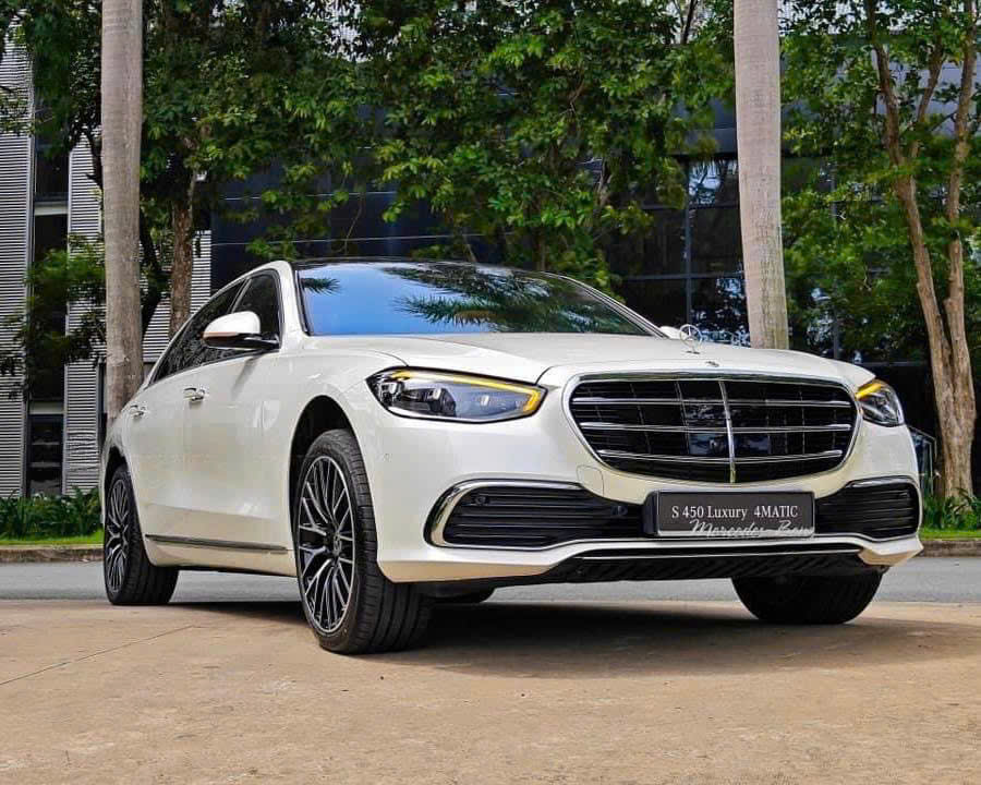 Mercedes S450 Màu Trắng Tại Mercedes Bình Dương