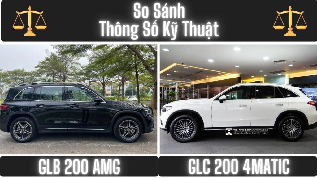 So Sánh Mercedes GLB 200 và GLC 200