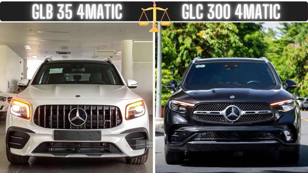 So Sánh Mercedes GLB 35 và GLC 300