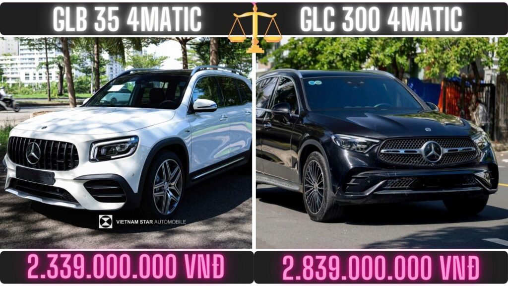 So Sánh Mercedes GLB 35 và GLC 300 | Giá Bán Niên Yết