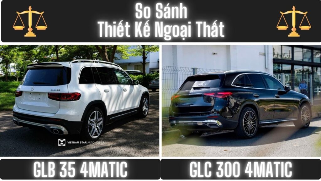 So Sánh Mercedes GLB 35 và GLC 300 | Ngoại Thất