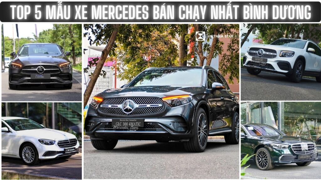 Top 5 Xe Mercedes Bán Chạy Nhất Bình Dương