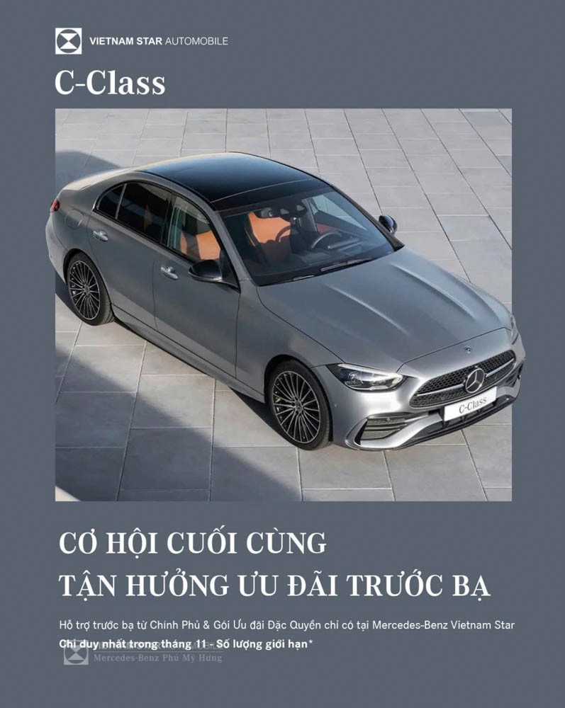 Mercedes C-Class tại Phú Nhuận