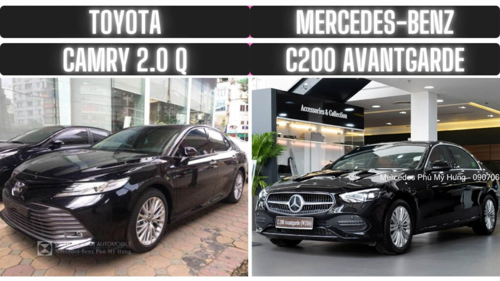 So sánh Camry và Mercedes C200: Nên Chọn Camry Hay C200 So sánh Camry và Mercedes C200