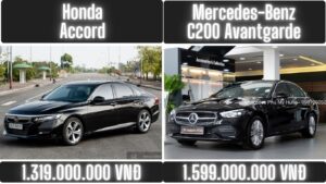 So sanh Honda Accord va Mercedes C200