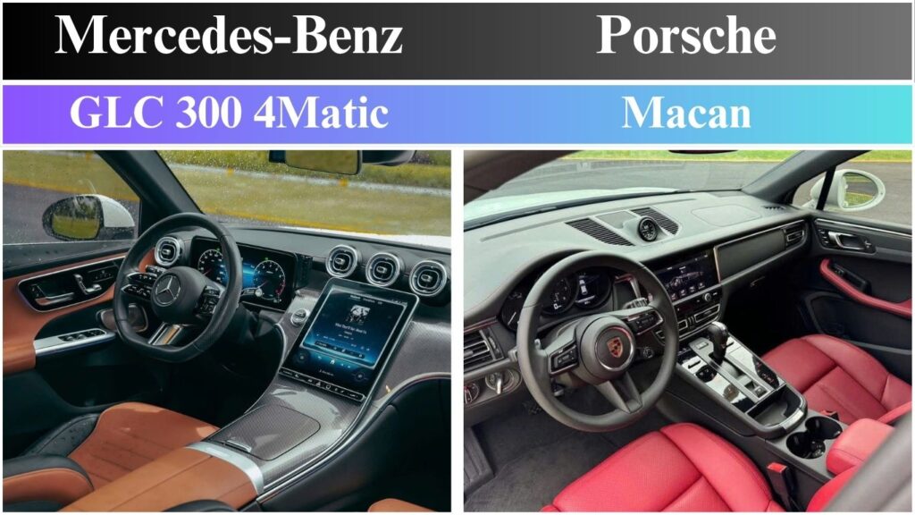 So sánh Porsche Macan và Mercedes GLC 300