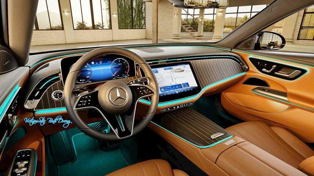 Mercedes-Benz E200 Exclusive Nội Thất Nâu