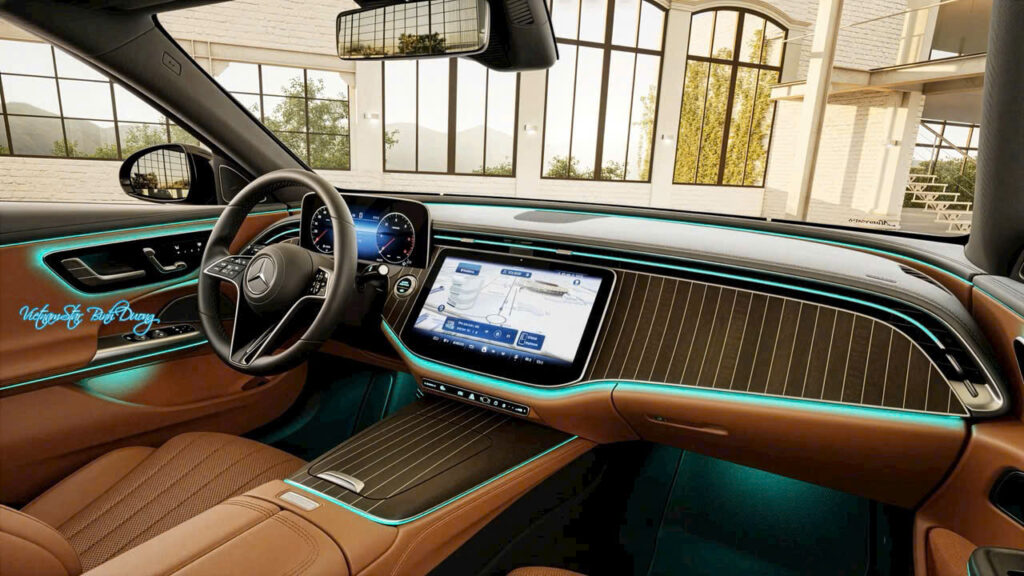 Mercedes-Benz E200 Exclusive Nội Thất Nâu