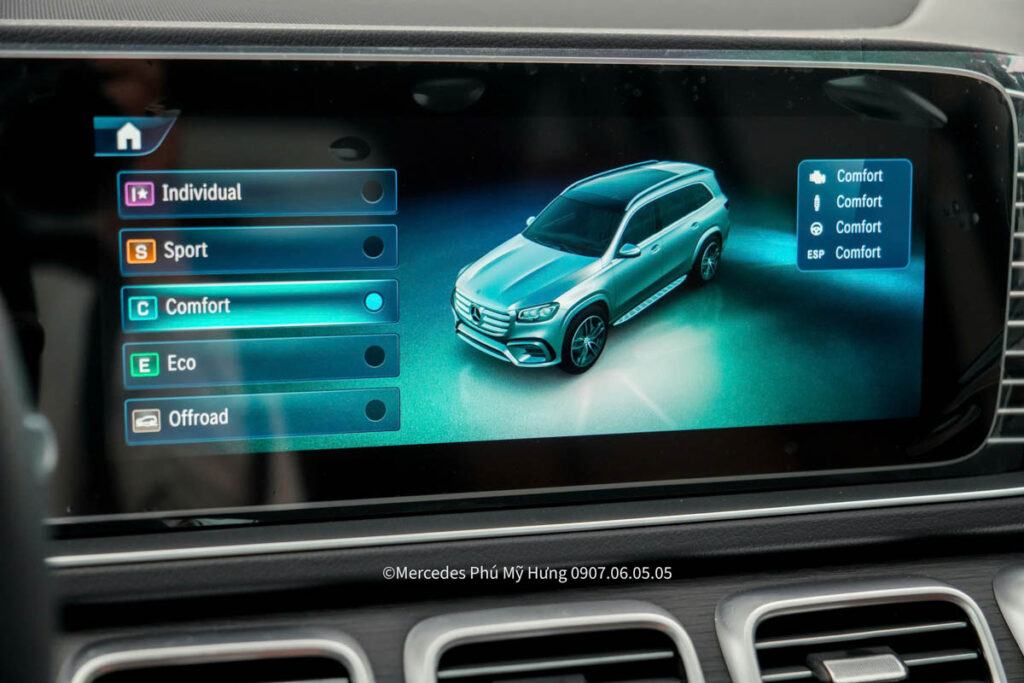 Nội Thất Mercedes GLS 450 2025: Đỉnh Cao Tiện Nghi SUV 7 Chỗ Hạng Sang Nội Thất Mercedes GLS 450 4Matic