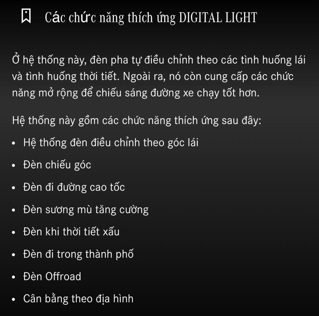 Đèn Digital Light Trên Mercedes GLC 300 4Matic: Công Nghệ Ánh Sáng Đỉnh Cao Cac Cong Nghe Den Digital Light Tren Mercedes GLC 300