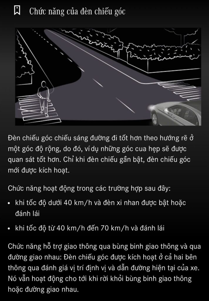 Đèn Digital Light Trên Mercedes GLC 300 4Matic: Công Nghệ Ánh Sáng Đỉnh Cao Den chieu sang goc khuat tren GLC 300 4Matic Giai phap an toan trong do thi
