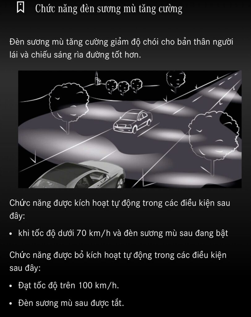 Đèn Digital Light Trên Mercedes GLC 300 4Matic: Công Nghệ Ánh Sáng Đỉnh Cao Den suong mu tren GLC 300 4Matic Giai phap an toan trong thoi tiet xau