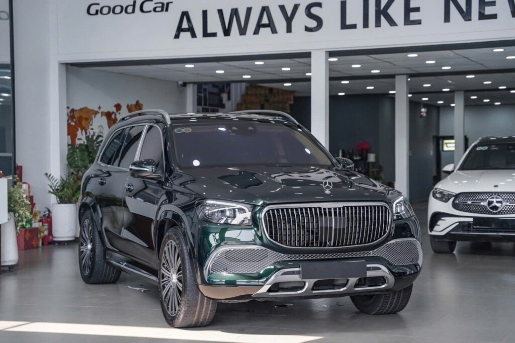 Maybach GLS 480 Màu Xanh Mới Nhất Tại Phú Mỹ Hưng