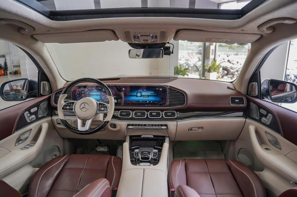 Nội Thất Maybach GLS 480 Màu Xanh