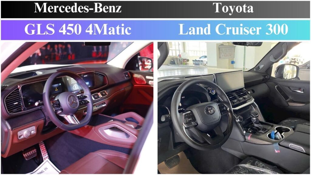 So Sánh GLS 450 và Land Cruiser 300 : Đánh Giá Chi Tiết Mercedes và Toyota So Sánh GLS 450 và Land Cruiser 300 | Đánh Giá Nội Thất