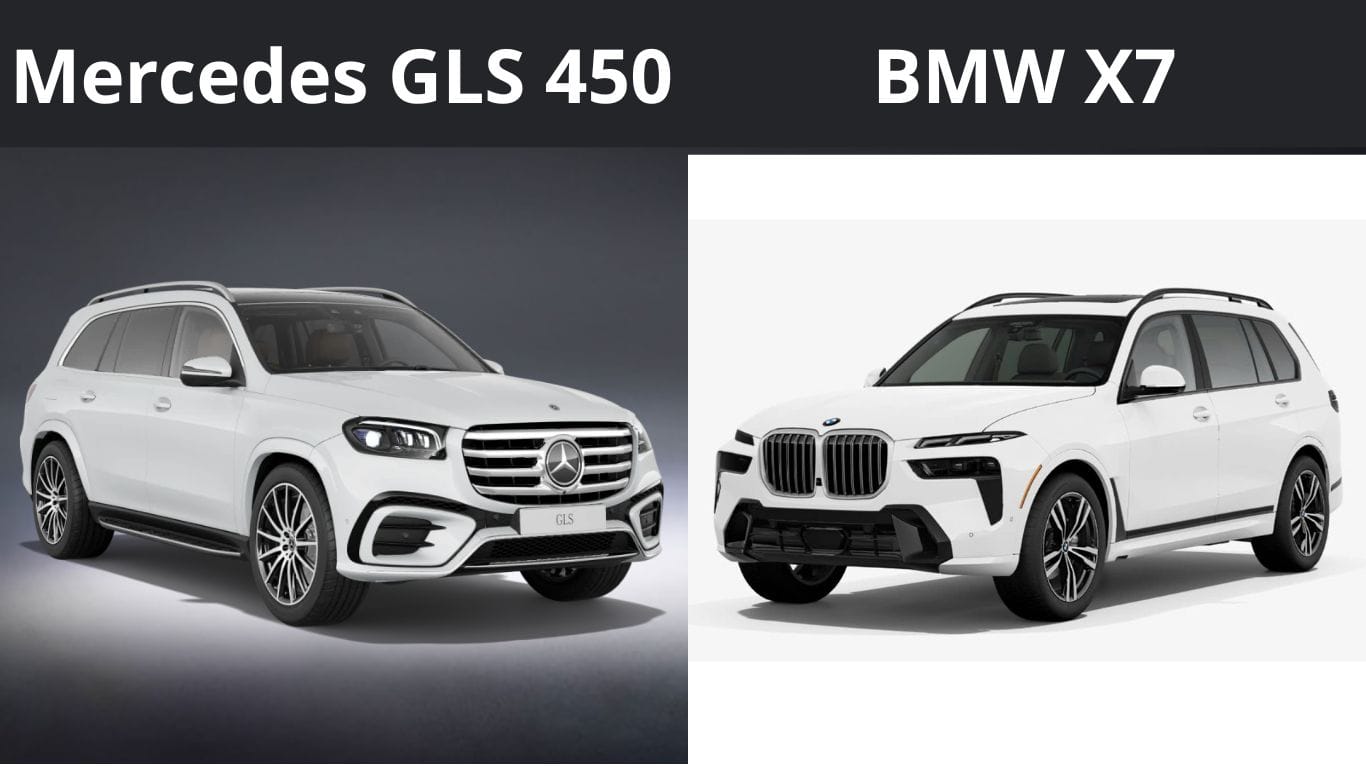 TỔNG QUAN XE SUV HẠNG SANG BMW X7 VÀ MERCEDES GLS 450 BÊN CẠNH NHAU