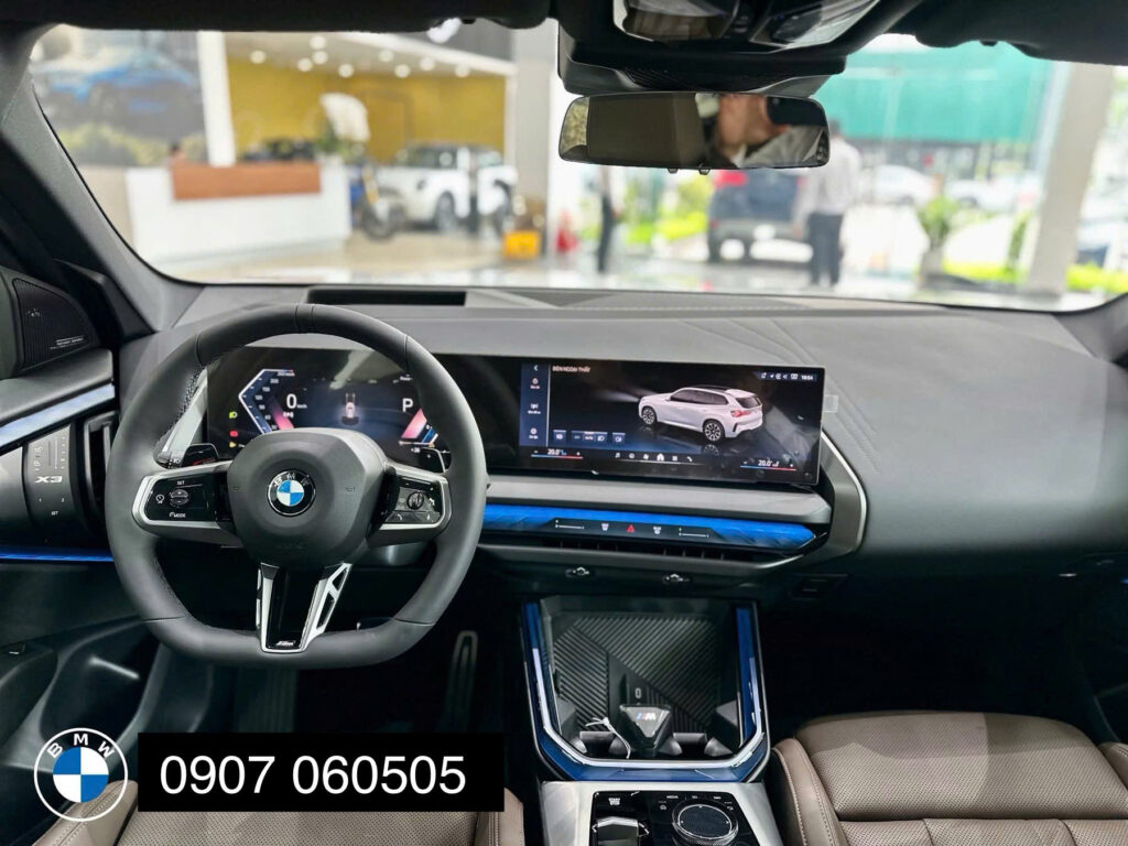 BMW X3 Màu Trắng | Đánh Giá Chi Tiết Phiên Bản 20 xDrive M Sport 2025 BMW X3 Màu Trắng | Nội Thất Nâu