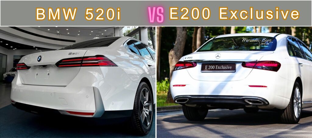 So sánh BMW 520i và Mercedes E200 | Giá Xe, Hiệu Suất 2025 So Sánh BMW 520i và Mercedes E200
