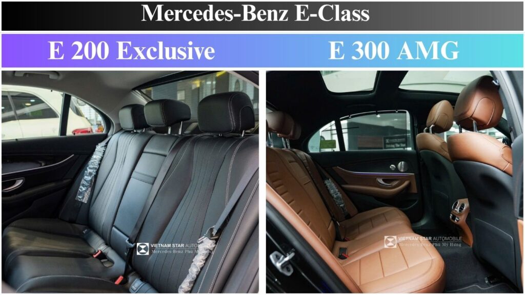 Mercedes E200 Exclusive và E300 AMG | Đánh Giá Và So Sánh Chi Tiết So Sánh Mercedes E200 Exclusive và E300 AMG