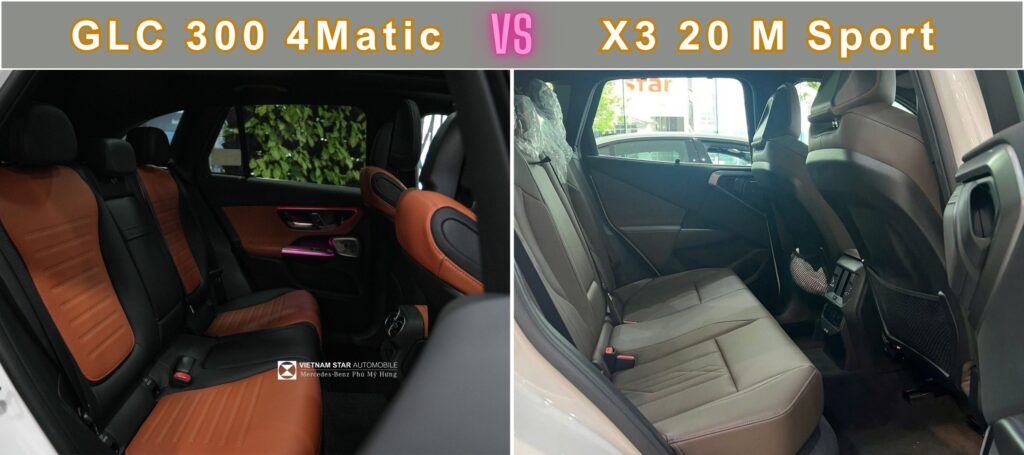So Sánh GLC 300 4Matic và X3 20 xDrive M Sport