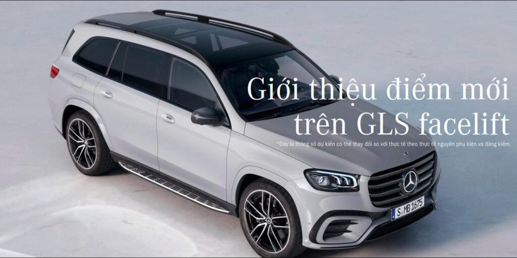 Những Nâng Cấp Đỉnh Cao Mercedes GLS 450 2025 Gầm Cao SUV 7 Chỗ