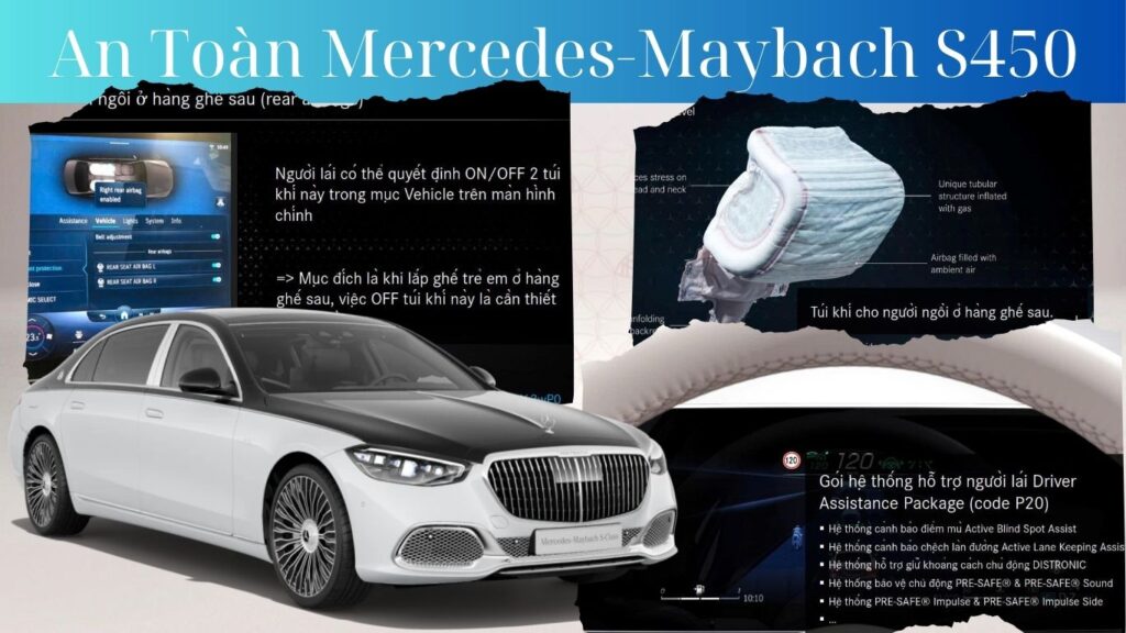 Mercedes-Maybach S450 An Toàn Đỉnh Cao và Công Nghệ Tiên Tiến