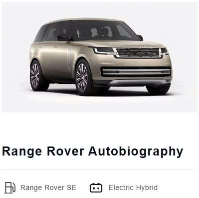 Range Rover Range Rover Autobiography