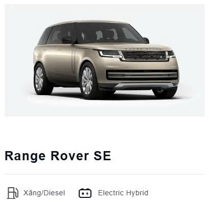 Range Rover Range Rover SE
