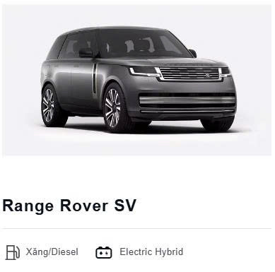 Range Rover Range Rover SV