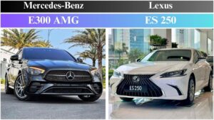 So Sánh Giá Xe | Mercedes E300 AMG và Lexus ES 250