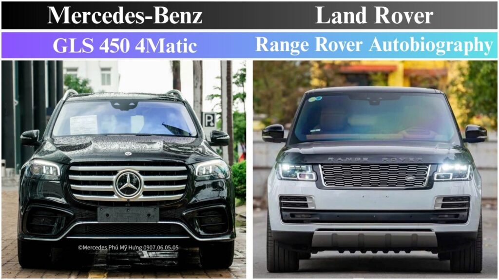 So Sánh Mercedes GLS 450 và Range Rover