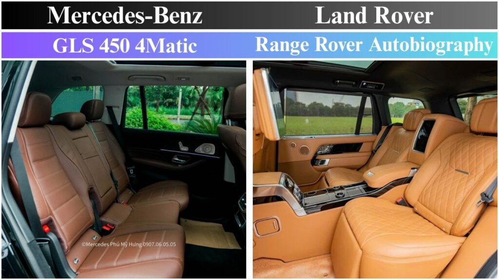 Mercedes GLS 450 va Range Rover 6
