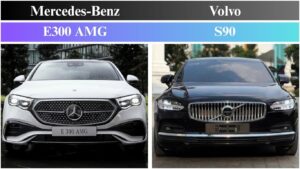 So Sánh Mercedes E300 AMG và Volvo S90