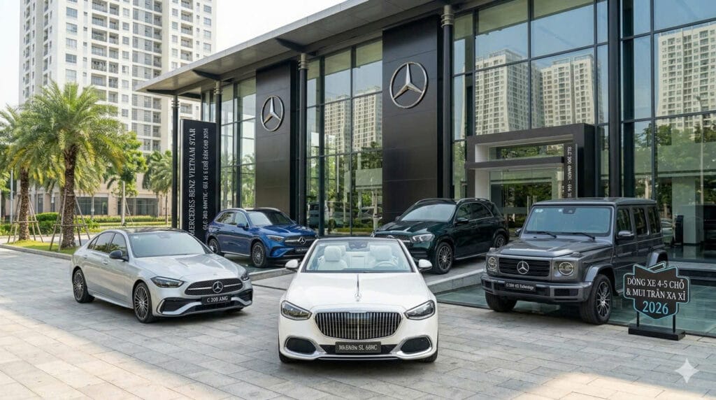 Bảng Giá Mercedes 4 Chỗ 2026 Mới Nhất Tại Mercedes Quận 7 Giá Mercedes 4 Chỗ