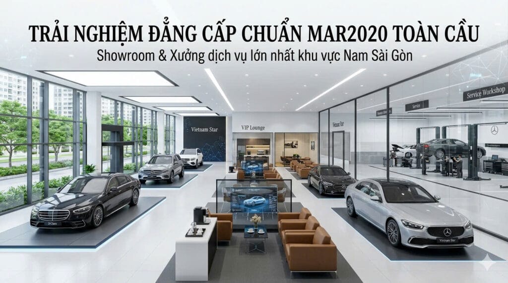 Địa chỉ Mercedes Quận 7 nằm ở đâu? Khám phá không gian mua sắm xe sang đẳng cấp nhất TP.HCM Mercedes Quận 7 nằm ở đâu